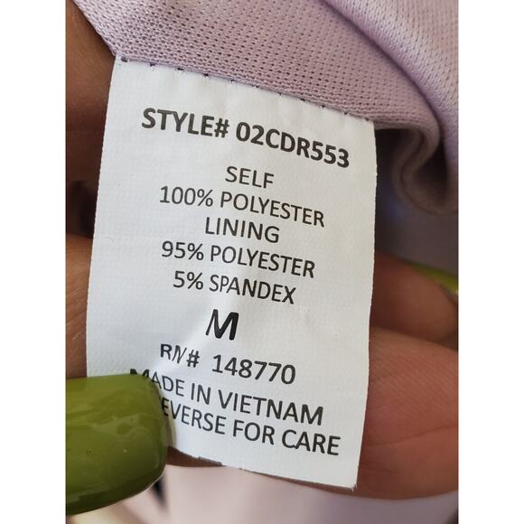 Sienna Sky Women Beige Floral Polyester Halter Neck Sleeveless Long Maxi Dress M - Picture 11 of 14